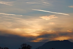 Dämmerung, letztes Licht